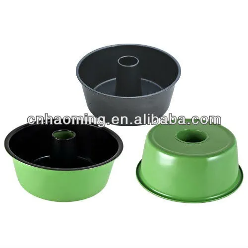 chimney round cake pan.Ceramic coating chimney pan