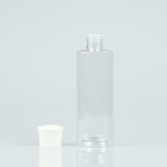 plastic pet 150ml clear toner oval shape bottle