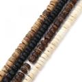 Round Strung Wood Beads 10MM 35pcs Jewelry Making