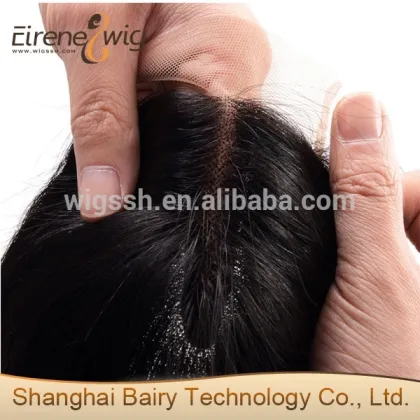 Eirene Silk Base Closure Brazilian Hair Silk Closure straight Silk Top Closure 4*4 Silk Lace Closure