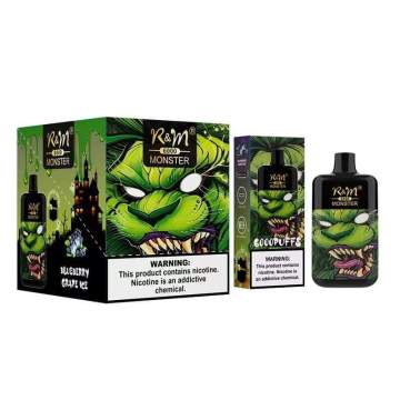 Dans les ventes R&amp;M Monster 6000 Puffs Disposable Vape