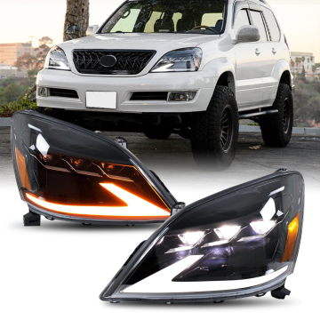 HCMOTION LED ไฟหัวสำหรับ Lexus GX 470 2003-2009 J120