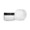 200 ml klare runde Hautcreme Kosmetikglas Glas