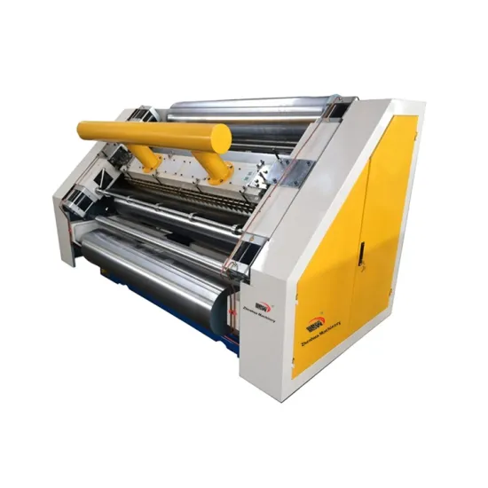 1800mm Vacuum Adsorption Single Facer Line with 52CrMo Steel Corrugated Rollers - ZH-SF280