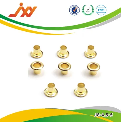 metal rivet and eyelet for shoes