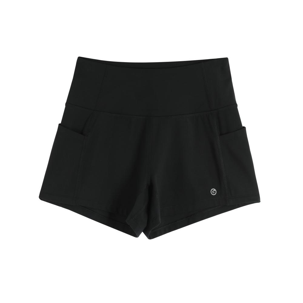 Shorts de ioga extra-short da senhora