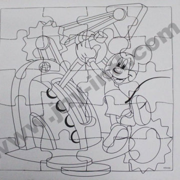 Puzzle jeu de coloriage