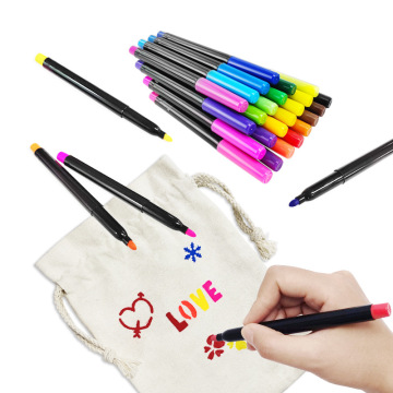 Permanent Oily Marker Set for Fine Art and Anime - 18pcs/Set for Fabric and Paper