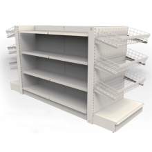 Rectangular multi-layer display shelf