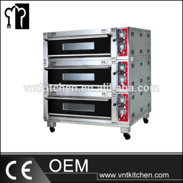Thiết bị làm bánh với lò nướng khí sang trọng