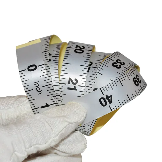 40 Inches Adhesive Silver Tape Measure