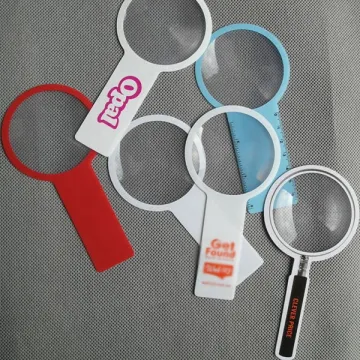 3x Magnification Promotion Plastic PVC Clear Optical Reading Magnifier Glass