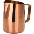 Sustainable stainless steel coffee milk frothing pitcher