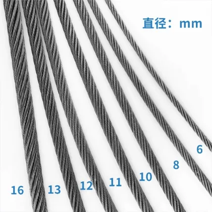 Original Goldsun Elevator Stainless Steel Wire Rope for Toshiba, Hitachi, ThyssenKrupp, Oti Elevators - AAA712AM1 AAA712AM6