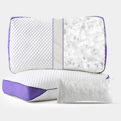 Memory cotton chip pillow With an Inner Liner