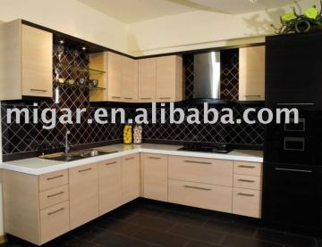 Commercial MFC kitchen with quartz countertop MGK1025