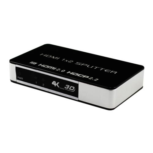HDMI Splitter 2.0 1x2 with 1 input 2 outputs support 4k 60Hz