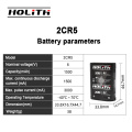 2CR5 6V Batterie Trockener Akku Lithiumkamera Batterie