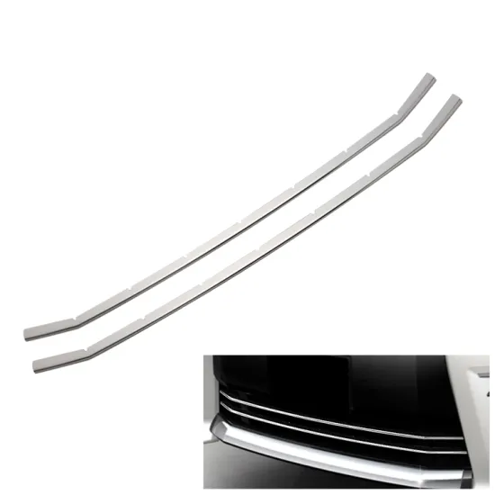 2 Pieces Car Front Bumper Grille Molding Trim for Toyota Voxy 80