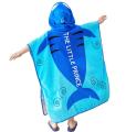 Asciugamano Poncho al 100% surf da surf beach per bambini