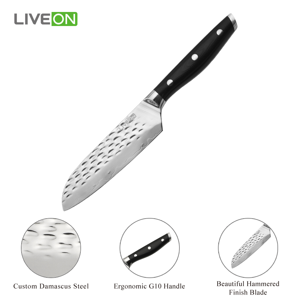 5 Inch Japan Damascus Santoku Knife