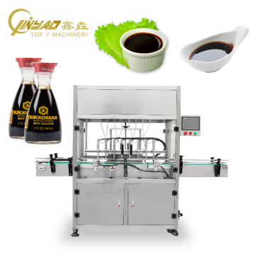 Automatic Liquid Bottling and Filling Machine for Sauces and Oils