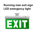 تم تثبيت علامة خروج LED للطوارئ
