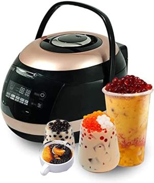 Commercial 5L Large Capacity Pearl Pot Milk Tea Machine with 110V Voltage