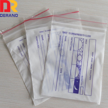 cheap small plastic medicine bags ziplock pill bag