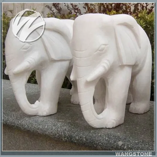 Stone Carving Marble Stone Elephant Statue