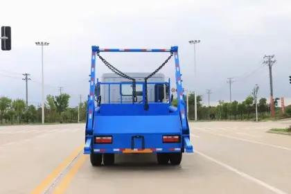 Hydraulic swing arm special vehicle small garbage truck