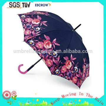 Custom Business Promotional Items Self-opening Straight Umbrella Printing