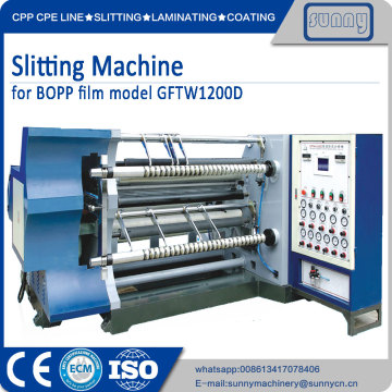CE STANDARD BOPP film slitting machines