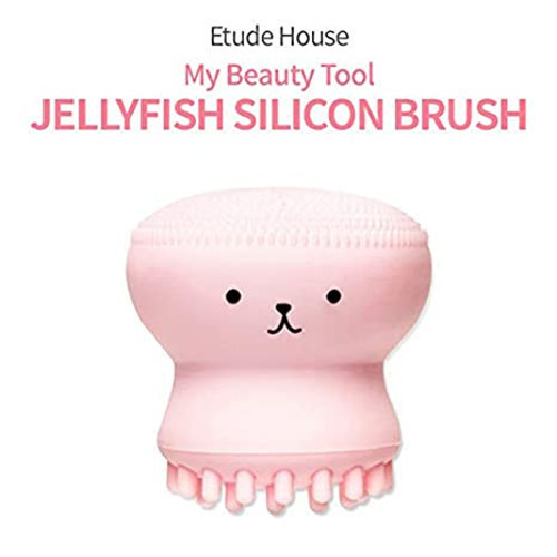 Brosse de nettoyage manuel de silicone de poulpe d&#39;animal mignon