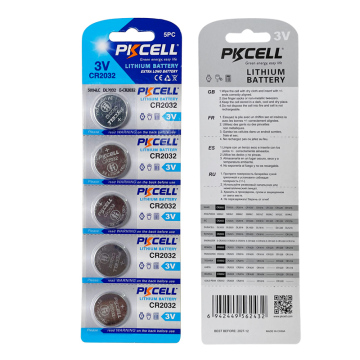 CR2032 210mAh 3V Lithium Button Cell Battery for Cameras