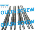 65/120 Twin Conical Screw and Barrel for PVC Pipe Extrusion