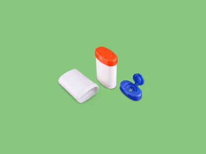 HDPE Plastic Wet Wipe Tissue Canister Container