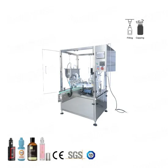 Automatic Filling, Plugging, and Capping Machine for Small Bottles - HYG2P1S1-100