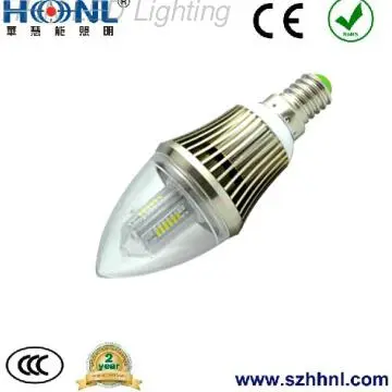 Gorgeous style 3W LED Chandelier lamp E12 base holder