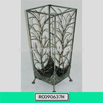 Vintage Wrought Iron Patio Umbrella Stand