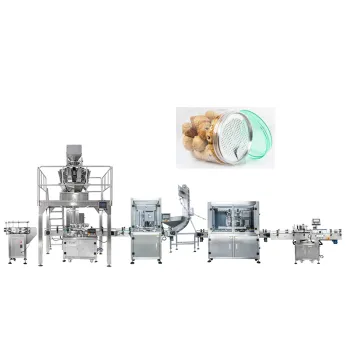 Automatic Cashew Nuts Bottle Filling and Packaging Line