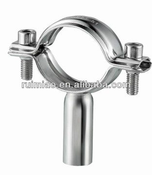 Sanitary pipe hanger / stainless steel welding pipe clamp