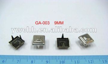 4 prong nailhead for nickel ,anti-brass plating with iron material