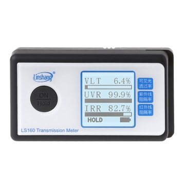 LS160 Portable Solar Film Transmission Meter Test Window Tint UV IR rejection visible light transmittance