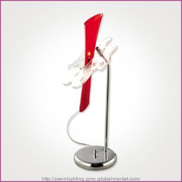 Modern Red Glass Table Lamp JT6265/1RD