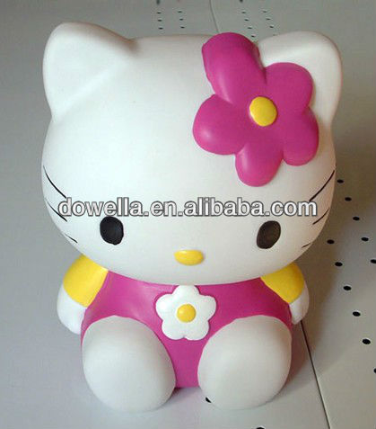 Plastic cartoon toy hello kitty action figure toys