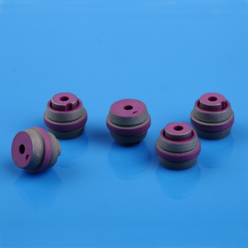 Pink 94.4% Al2O3 Alumina Ceramic Metallization Body