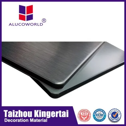 Alucoworld new products brushed finish fireshield aluminum composite panel                        
                                                                                Supplier's Choice