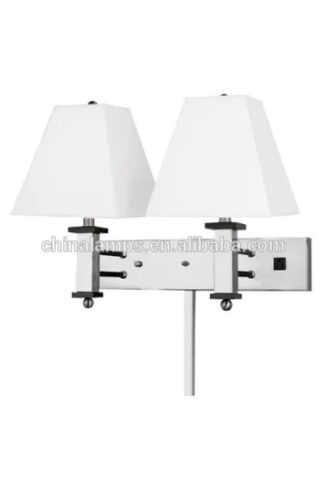 Best price lighting fixtures wall lamp double head wall lamps usb charge for American hotel lighting supply UL