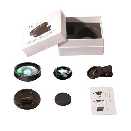 In Stock Promotional Universal Clip-on Mobile Phone Lenses for Smartphones